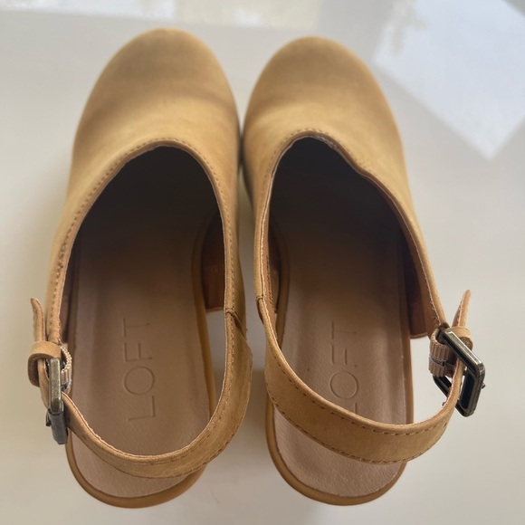 Ann Taylor Loft Slingback Leather Clog - 5.5 - Picture 5 of 8